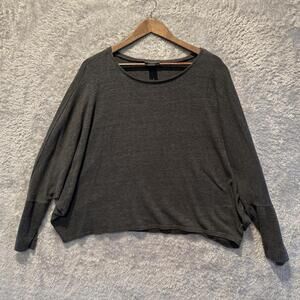 Natori Women Regular L Sweater Gray Lounge Cozy Soft Minimalist Balletcore